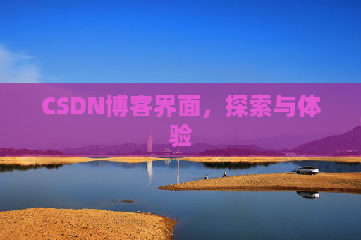 CSDN博客界面,探索与体验